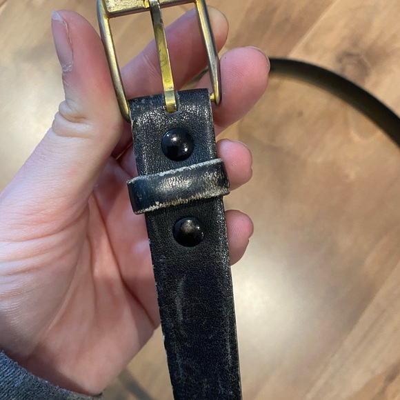 Vintage Saks Fifth Avenue genuine leather belts main image 9